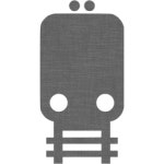 Grey wall train 7 icon - Free grey wall train icons - Grey wall icon set