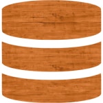Seamless wood database icon - Free seamless wood database icons - Seamless wood icon set