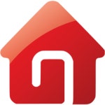 Web 2 ruby red home 4 icon - Free web 2 ruby red home icons - Web 2 ruby red icon set