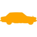 Orange car 13 icon - Free orange car icons