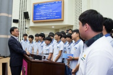 갤러리-본회의 체험교실(광성중학교) 내용 | 인천광역시의회 메인... 체험교실(광성중학교)  내용 | 인천광역시의회 메인>소통과 참여>의정아카데미