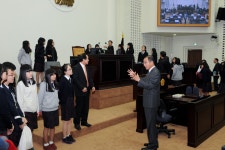 방청갤러리 -부평여자고등학교 제204회 인천광역시의회 임시회 제2차 본회의 방청 내용 | 인천광역시의회 메인>소통과 참여>방청 방청갤러리... 