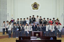 인천시의회 제227회 인천광역시의회 임시회 제1차 본회의 방청_상인천중학교