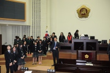 인천시의회 제214회 인천광역시의회 임시회 제1차 본회의 방청_동양중학교