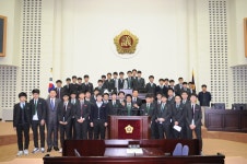 인천시의회 제215회 인천광역시의회 임시회 제1차 본회의 방청_작전고등학교
