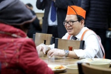 인천시의회 계산교회 무료급식소 봉사활동