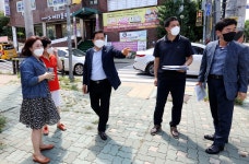 인천시의회 학교주변 횡단보도 보행자 교통사고 예방 음성안내보조장치 설치 선정 관련 현장점검