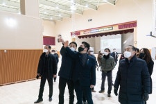 인천시의회 교육위원회 2022년 3월 개교예정 미송유치원, 현송중학교 방문 