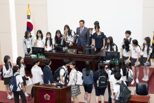 인천시의회 제295회 인천광역시의회 제1차 정례회 제1차 본회의 방청_정각중학교