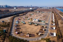 인천시의회 인천광역시의회 산업경제위원회 현장방문(수도권매립지 캠핑장,파크골프장) 드론 촬영