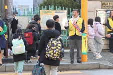 인천시의회 옥련초등학교 교통안전지도 봉사
