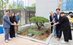 인천시의회 검단 이음고등학교 교통안전캠페인