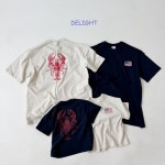 ♬ 이쁘맘- 엄마라면 딜라이트 성인)아메리카크랩 티셔츠 25여름 V0418 - 이쁘맘