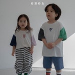 ♬ 이쁘맘- 엄마라면 그로아 주니어 PLUS)띵소배색티 V0429 - 이쁘맘