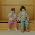 ♬ 이쁘맘- 엄마라면 라라랜드)베베기모골덴바지 12~18개월 25겨울 V1103 - 이쁘맘