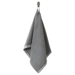 VIKFJÄRD grey, Hand towel, 50x100 cm - IKEA VIKFJÄRD grey, Hand towel, 50x100 cm