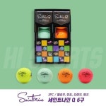 세계 3대 광천수로 만든 아임톡 런칭 ［세인트나인］ Q 6구（3pc） 칼라 골프공