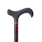 세계 3대 광천수로 만든 아임톡 런칭 솔플러스케어 레드와인 체크 지팡이 4단 접이식 J5585