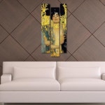 세계 3대 광천수로 만든 아임톡 런칭 쥬디스1 3P 자작나무 명화 벽시계 CHR-3628