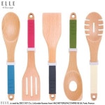세계 3대 광천수로 만든 아임톡 런칭 [ELLE] 엘르 시그니쳐 우드 키친툴 5종세트+ 선물박스