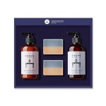 세계 3대 광천수로 만든 아임톡 런칭 [드레싱테이블] 천연화장품 세안 3종 세트 (샴푸+컨디셔너+비누)