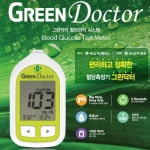 세계 3대 광천수로 만든 아임톡 런칭 녹십자 혈당계 그린닥터 혈당측정기+시험지50매+채혈침100개+알콜솜100개