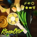 세계 3대 광천수로 만든 아임톡 런칭 [클라쎄오토] 폴딩 핸디형 선풍기(화이트) HY-NF002