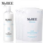 세계 3대 광천수로 만든 아임톡 런칭 마이비 고농축 유아섬유유연제 시그니처향 용기1000ml+고농축 유연제리필1500ml 3EA