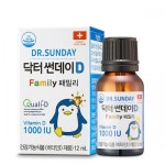 세계 3대 광천수로 만든 아임톡 런칭 [닥터썬데이D] 패밀리 1000IU 12ml