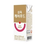 세계 3대 광천수로 만든 아임톡 런칭 삼육 케어푸드 환자용 균형영양식 두유 200ml 24팩
