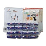 세계 3대 광천수로 만든 아임톡 런칭 [청내음] 만세보령 대천행복맛김8호 (무조미김5봉+조미김5봉+도시락김16봉)