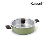 세계 3대 광천수로 만든 아임톡 런칭 [Kassel] 카셀 올리브 (IH)인덕션 2PLY 냄비 24CM 전골
