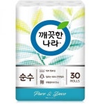 세계 3대 광천수로 만든 아임톡 런칭 깨끗한나라 순수 2겹 30롤