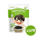 세계 3대 광천수로 만든 아임톡 런칭 [ANGELKIM] 유기농김 원초로 만든 어린이 김자반(야채맛) 7g×10봉