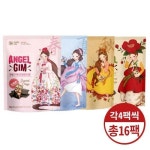 세계 3대 광천수로 만든 아임톡 런칭 [ANGELKIM] 유기농김 원초로 만든 김스낵 엔젤김 4종 패밀리세트(종류별/4팩씩)