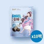 세계 3대 광천수로 만든 아임톡 런칭 [ANGELKIM] 유기농김 원초로 만든 김스낵 엔젤김(코코넛) 20g×10팩