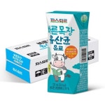 세계 3대 광천수로 만든 아임톡 런칭 파스퇴르 바른목장 유산균 음료 125ml 24팩