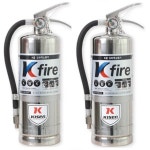 [한국소방기구제작소] K급 주방화재용 소화기 3L (형식 수소17-46) 2개 단위