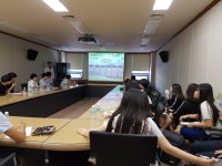 홈>열린마당>견학프로그램>환경아카데미 운영 > 가정고등학교 환경아카데미 체험 | 보건환경연구원