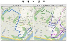 홈>버스·택시·지하철>버스>시내버스 노선정보>개편노선정보(2020.12.31.) > (지선 524) 시내버스 폐선노선 안내 | 교통·도로