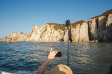 홈>브랜드사업>인천 보물섬 168>보물섬 사진 > 24.10.11.~12. 백령도 [두무진_유람선] | 인천도시브랜드