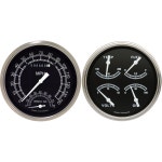 Classic Instruments TR62SLF: Traditional Series 2-Gauge Set 4-5/8 Electrical Speedtachular Gauge | JEGS