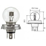 Hella 7951: BULB 7951 12V 45/40W P45T S13 R2 - JEGS High Performance