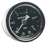 Fragola Performance Systems 900002: FUEL PRESSURE GAUGE 0-15 PSI LIQUID FILLED - JEGS High Performance