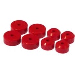 6L V8 | Red - JEGS High Performance Prothane 7-503: GM Car Motor Mounts 1955-1957 Bel Air 3.8L/3.9L L6 & 4.3L/4.6L V8 - JEGS High... 