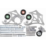 ICT Billet 551135-3-R4: LSA Supercharger High Mount GM R4 A/C Compressor Bracket Kt [LS Truck/Camaro Front Drive] - JEGS High... 
