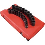 Sunex 5693: 21pc. SAE Deep Impact Socket Set 1 Drive | JEGS