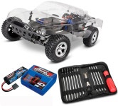 25C 2-Cell LiPo Battery and EZ-Peak iD Charger Completer Pack | Traxxas Complete Tool Kit | JEGS Traxxas 58014-4K1: Slash 2WD... 