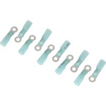 JEGS 10718: Heat Shrink Ring Terminals 14-16 AWG #8 Stud [10/pkg] - JEGS High Performance