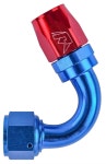 JEGS 108035: 120 degree Max Flow Swivel Hose End | -12 AN Female | 3/4 in. Radius | Triple Seal | Double O-Ring | 360 in. Swivel... 